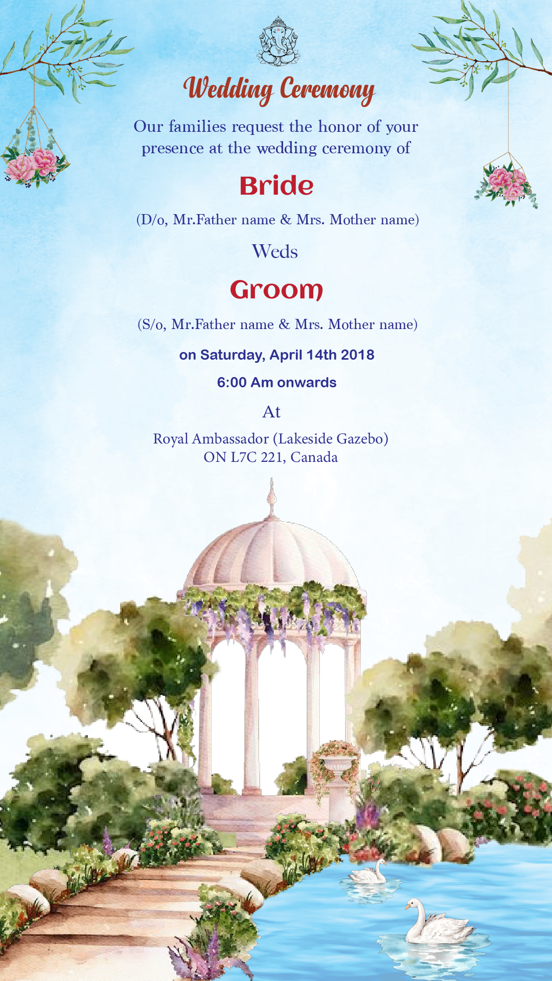 WEDDING CARD | SAMPLE 04